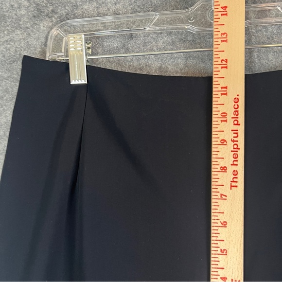 ELEMENTE CLEMENTE Side Zip Flat Front Pants Polyester Spandex Black Size 2 US 8 - Picture 7 of 12